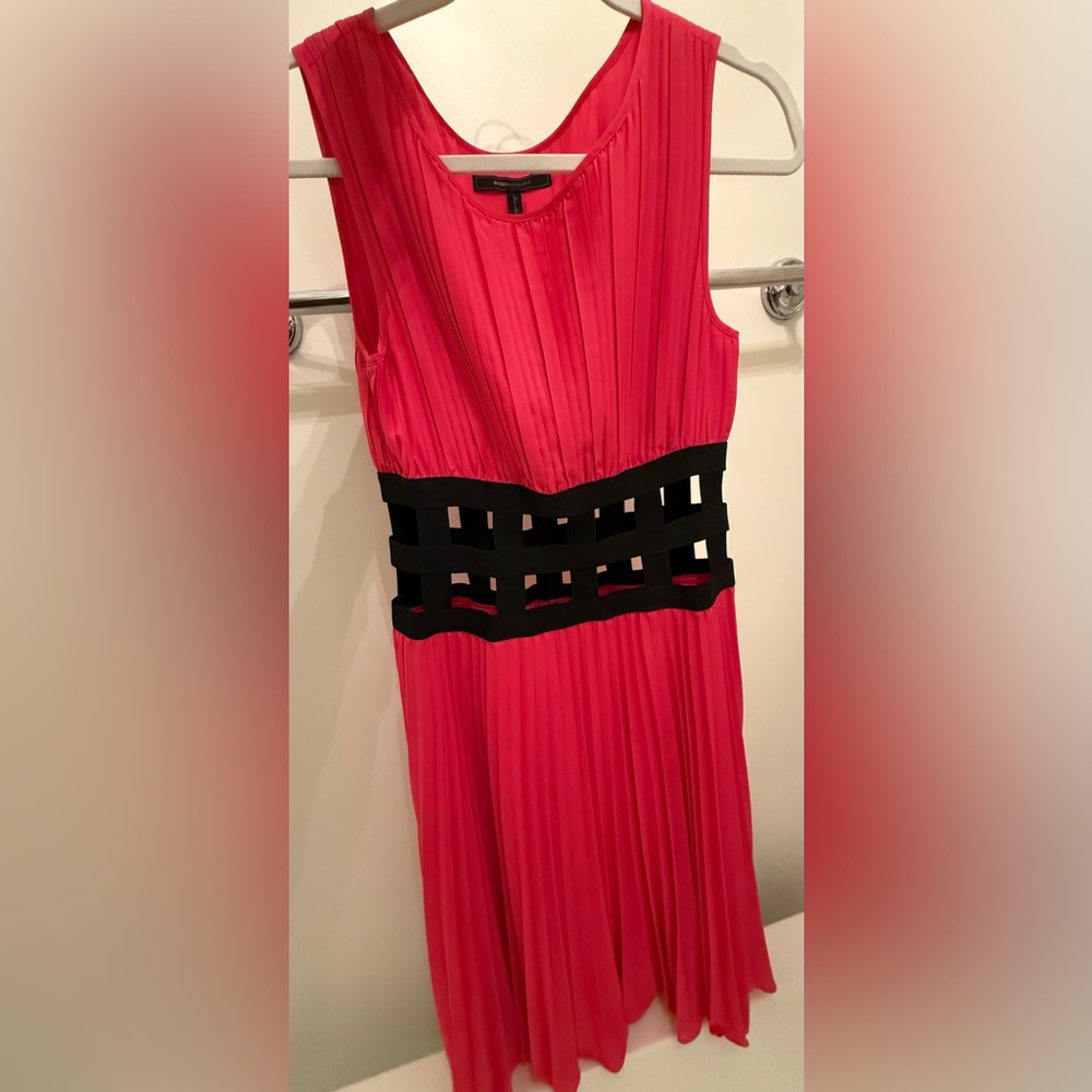 BCBG open rib, cutout midi dress!
